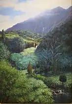 Luakaha, peinture à l'huile sur toile, c. 1916, Honolulu Museum of Art