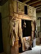 Lit-clos du meunier du moulin de Lonceux (XVIIIe/XIXe&nbsp;siècle)