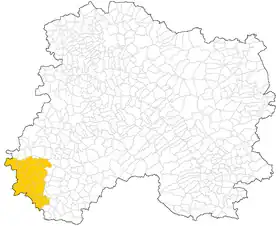 Localisation de Communauté de communes des Portes de Champagne