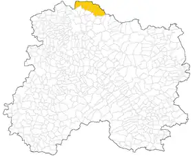 Localisation de Communauté de communes de la Vallée de la Suippe