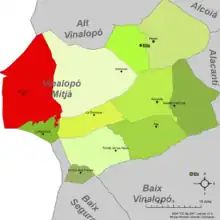 dans la comarque du Vinalopó Mitjà.