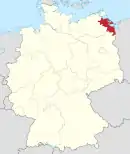 Drapeau de Arrondissement de Poméranie-Occidentale-Greifswald