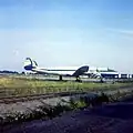 Ancien Lockheed Super Constellation F-BRAD de la Catair exposé à Nantes (nov.2012)