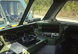 Le poste de conduite des locomotives série 12 et 21 était fort proche.