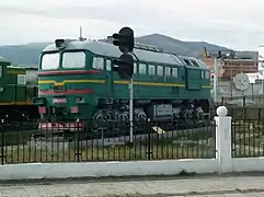Oulan Bator : locomotive 159-469.