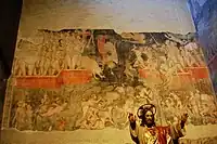 Le Jugement dernier, une fresque du XVe&nbsp;siècle.