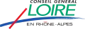 Logo du conseil général la Loire jusqu'au 3 avril 2015.
