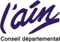 Logo de l'Ain (conseil départemental) d'avril à mai 2015.