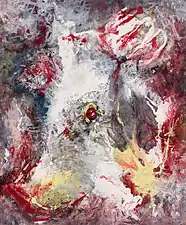 Lola Liivat (né en 1928), Printemps I, 1967. Carton, huile.