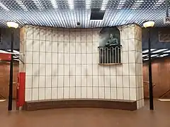 Détail au fond de la mezzanine