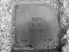Puits no&nbsp;15 bis, 1905 - 1972.