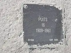 Puits no&nbsp;16, 1909 - 1961.
