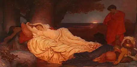 Frederic Leighton,Cimon et Iphigénie (1884)
