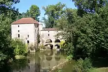 Le moulin sur le Dropt (août&nbsp;2011)