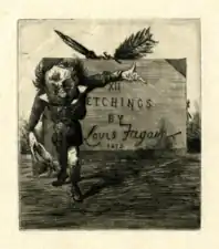 Frontispice de sa série Souvenir of Southern Italy (eau-forte et pointe sèche, 1873, British Museum).