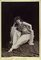 Louise Beaudet, actrice de scène en costume de harem