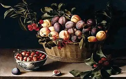 Nature morte avec un panier de fruits (1630),collection particulière.