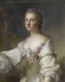 Louise de Lorraine, princesse de Turenne par Jean-Marc Nattier (1746), château de Versailles