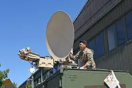 Le 236th Combat Communication Squadron à Hohn.