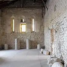 Intérieur de la chapelle.