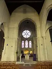 Le chœur de l'église.