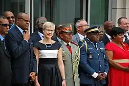 Claudel Lubaya participe à la session de formation