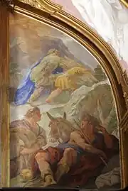 Abraham et Isaac gravissant la montagne