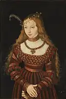 Sybille de Clève1526, Weimar