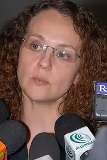 Luciana GenroCandidat à la vice-présidence :Jorge Paz(PSOL).