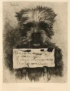 Pour les pauvres (1863), gravure à la pointe sèche sur papier, 52,6&nbsp;×&nbsp;34,7&nbsp;cm, Ottawa, musée des beaux-arts du Canada.