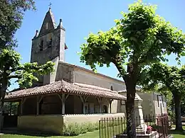 Église de Paillan à Lussan  Inscrit MH.