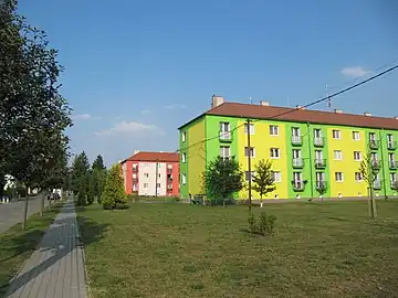 Immeubles résidentiels.