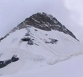 Vue de la montagne à partir du col de Tsanner