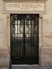 Annexe du lycée Fénelon au no&nbsp;13.