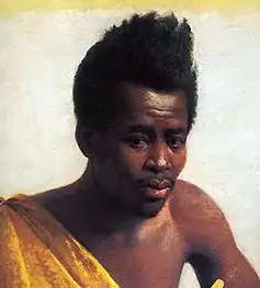 Chrístos le Nègre, 1873-74, 44 x 39,5 cm.