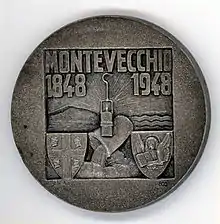 Photographie du recto d'une médaille commémorative