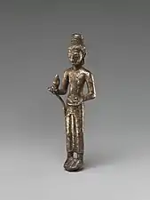 Bodhisattva debout, probablement Maitreya, 7e&nbsp;siècle-8e&nbsp;siècle, Metropolitan Museum of Art