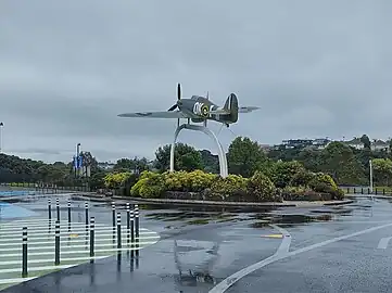 Réplique d'un Hurricane au musée du transport et de la technologie d'Auckland.