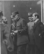 Sarrail à la Conférence de Rome (1917).