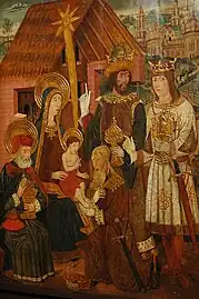 Maître de Viella, L'Adoration des Mages.