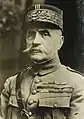 Foch, général en chef des armées alliées à partir d'avril 1918.