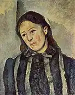 Portrait de madame Cézanne, cheveux lâchés, c. 1883-1887, Philadelphia Museum of Art