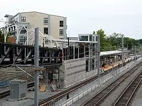 Chantier de la station Magoun Square.