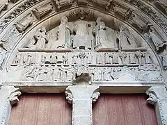 Le Jugement dernier sur le portail.