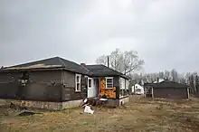 Des maisons abandonnées