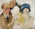 Portrait de Marcel Gromaire et sa famille (vers 1925), musée national de Varsovie
