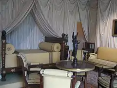 Chambre ordinaire de Joséphine au château de Malmaison.