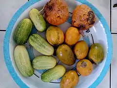 Mangues et concombres