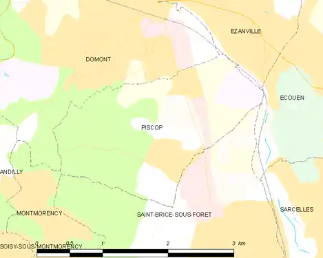 Carte de la commune.