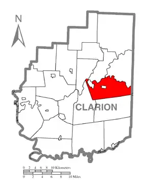 Localisation de Clarion Township